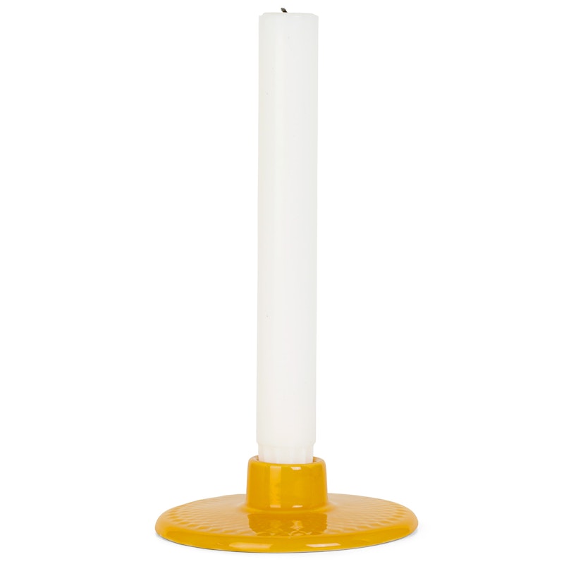 Rhombe Color Candlestick Ljusstake, Gul