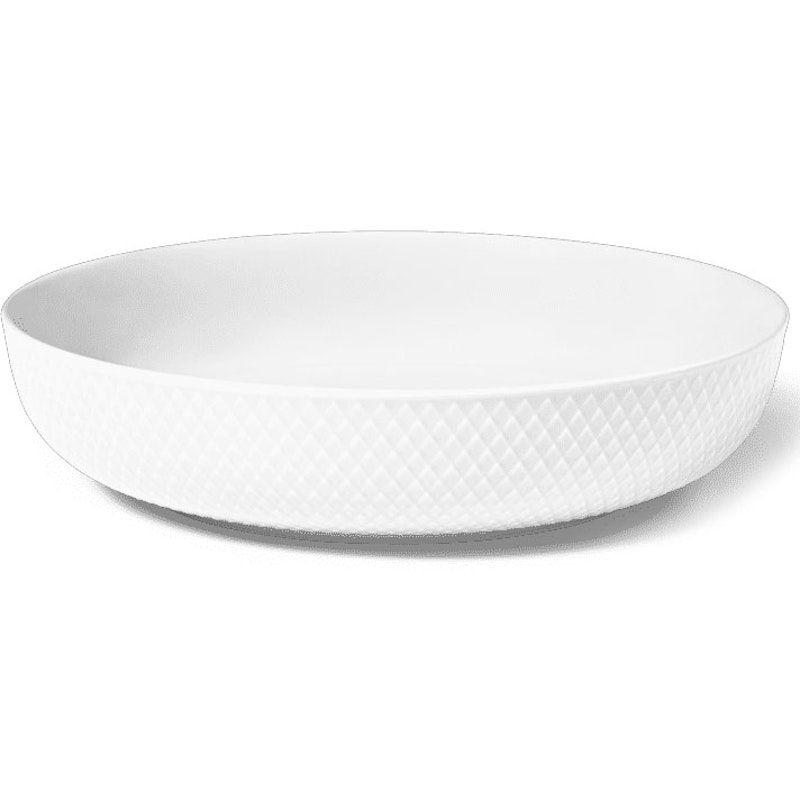 Rhombe Serveringsskål Ø28 cm vit