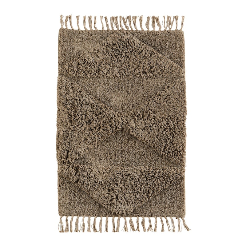 Tufted Badrumsmatta 60x90 cm, Taupe