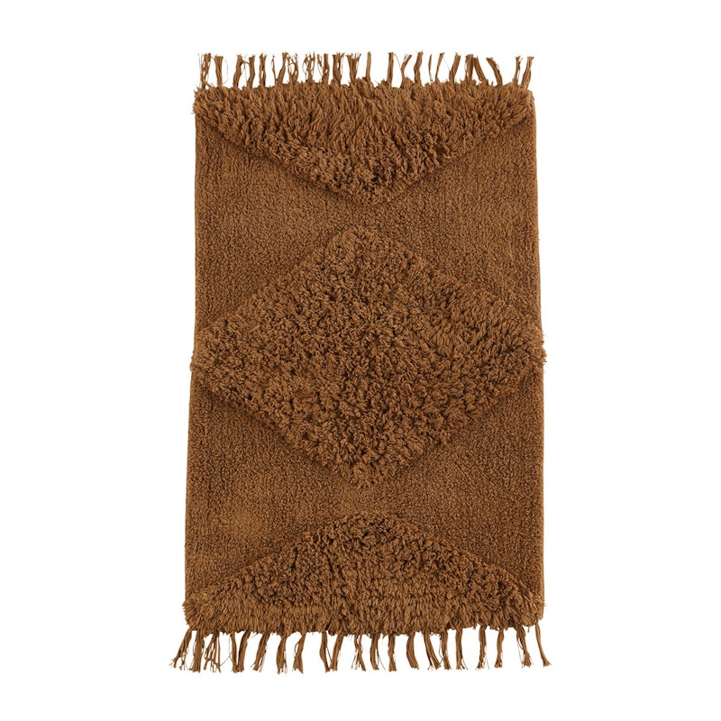 Tufted Badrumsmatta 60x90 cm, Brun