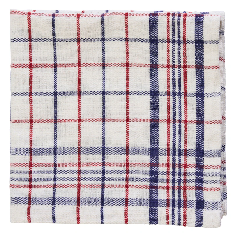 Checked Cotton Servetter 4-pack
