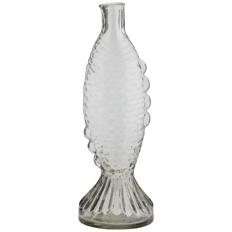Fish Glasvas 30 cm, Klar