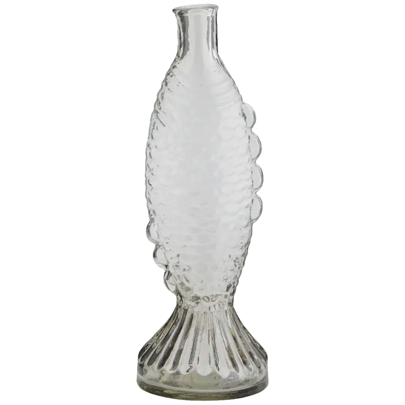 Fish Glasvas 30 cm, Klar