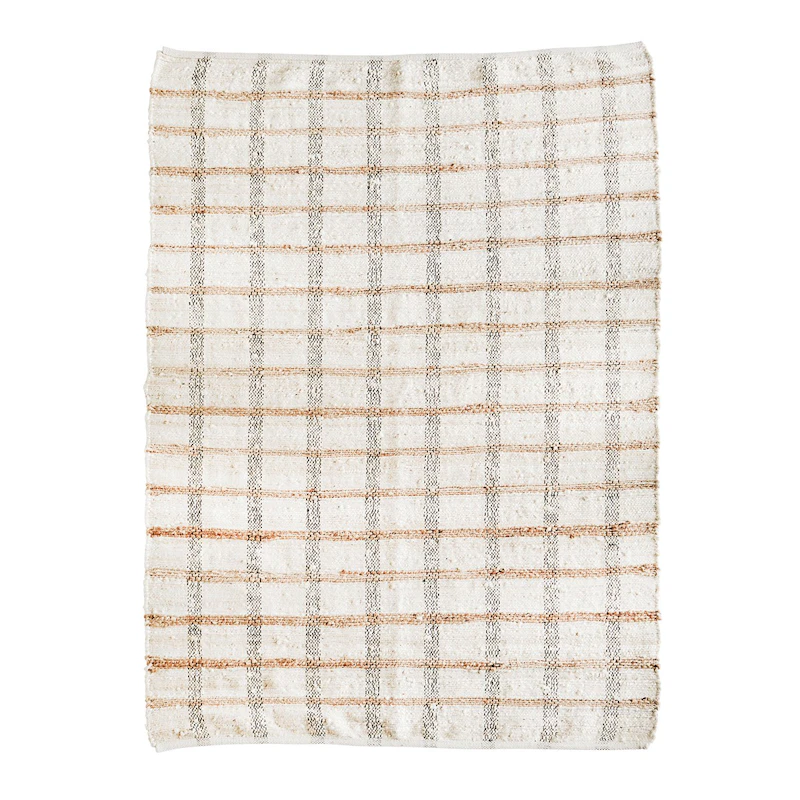 Handvävd Matta 120x180 cm, Off-white