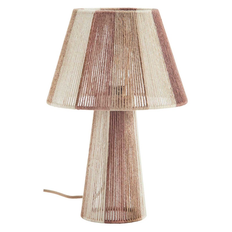 Bordslampa Jute, Off-white/Kanel