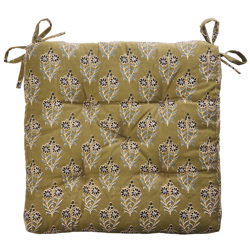 Sittdyna 45x45 cm, Svart / Blå / Oliv / Nude