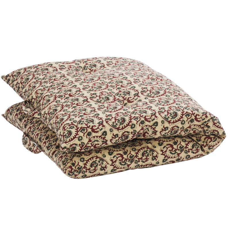 Printed cotton mattress Sittdyna 60x100 cm, Sand / Khaki