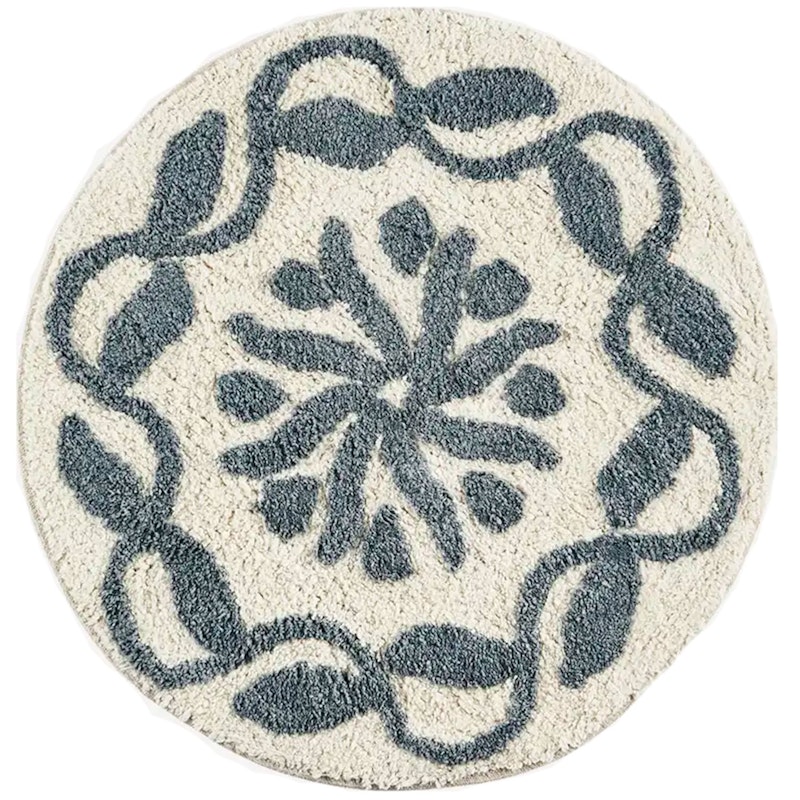 Badrumsmatta Ø60 cm, Dusty Blue
