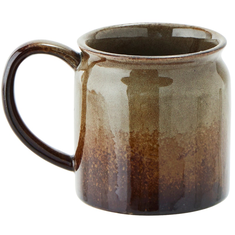 Mugg Med Öra Ø8 cm, Brun / Greige