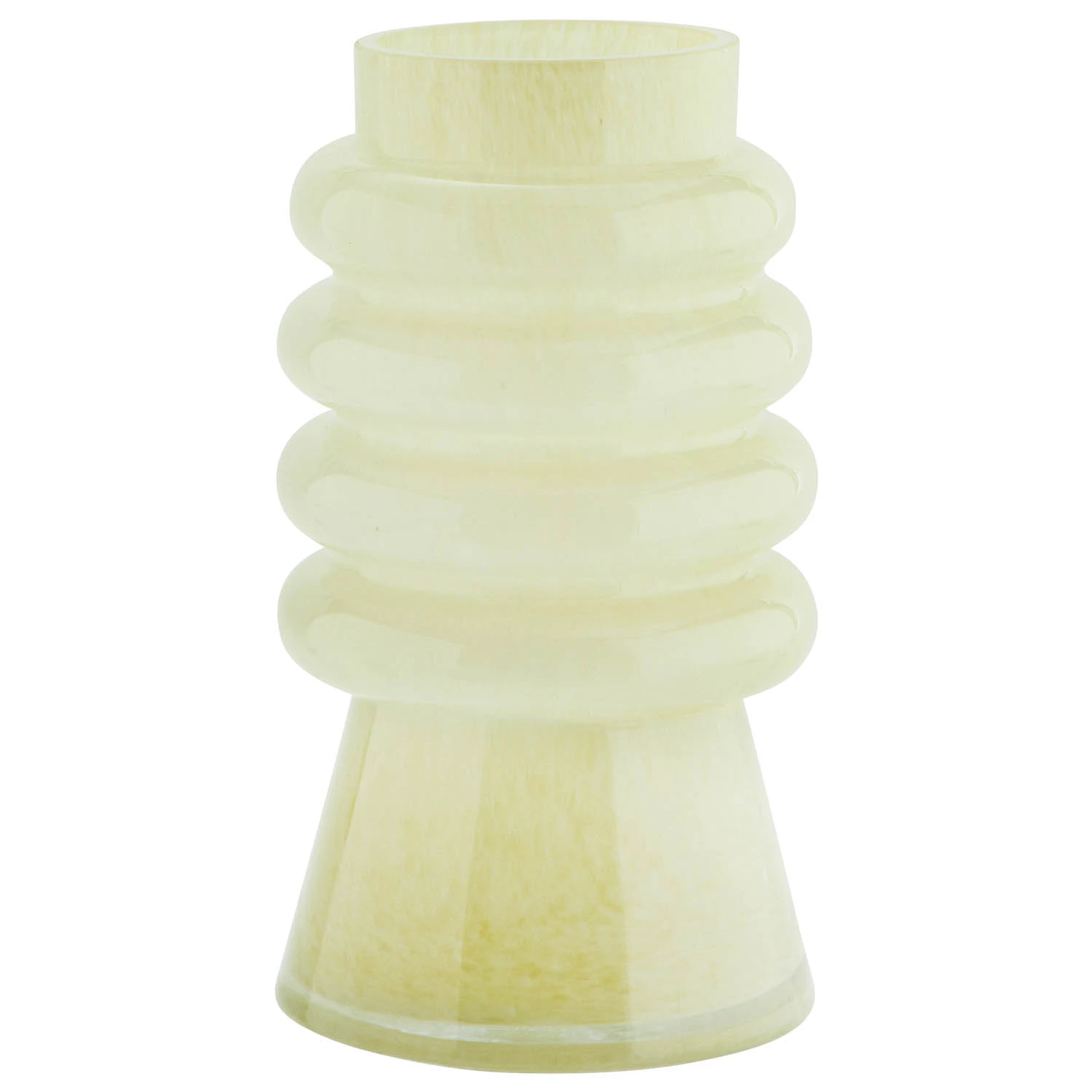 Madam Stoltz Vas 23 Cm - Vaser Glas Gul