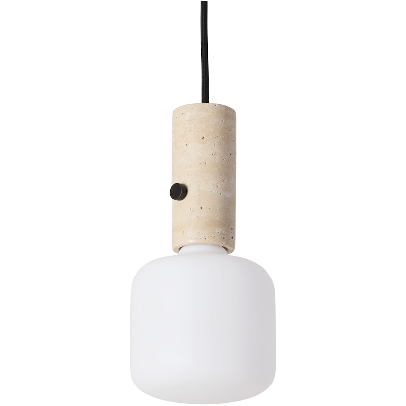 Core Pendel / Bordslampa, Creme Travertin