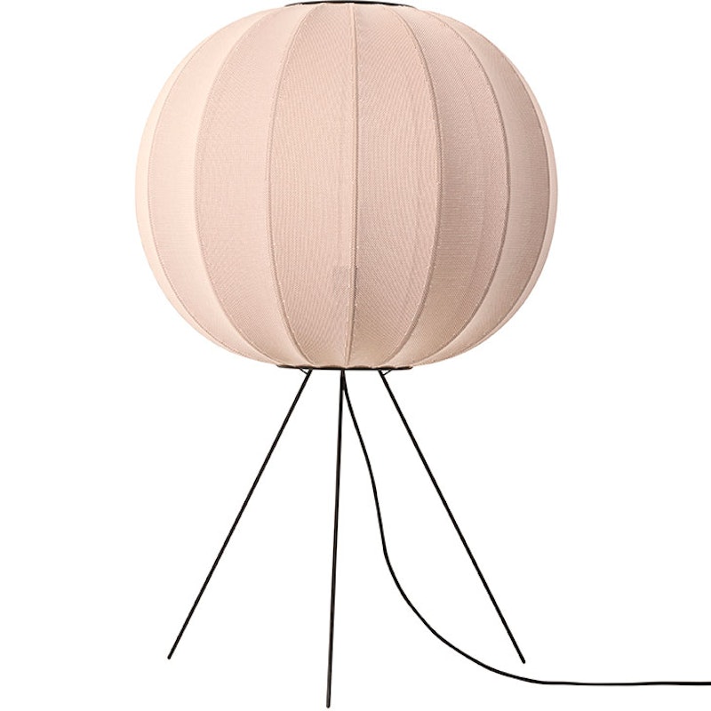 Knit-Wit Golvlampa Medium Rund 60 cm, Sand Stone