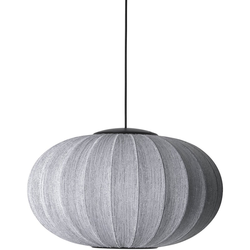 Knit-Wit Pendel Oval 57 cm Anniversary Glitter, Silver