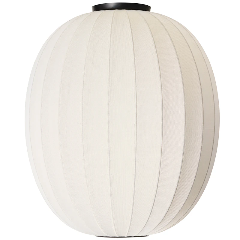 Knit-Wit Taklampa Hög Oval Ø65 cm, Pärlvit