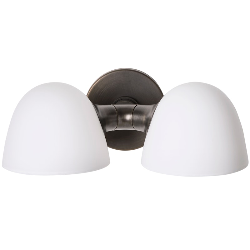 Fuse Vägglampa Dubbel, Opalglas