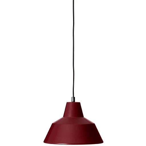 Made By Hand Workshop W2 Pendel - Pendellampor Aluminium Vinröd