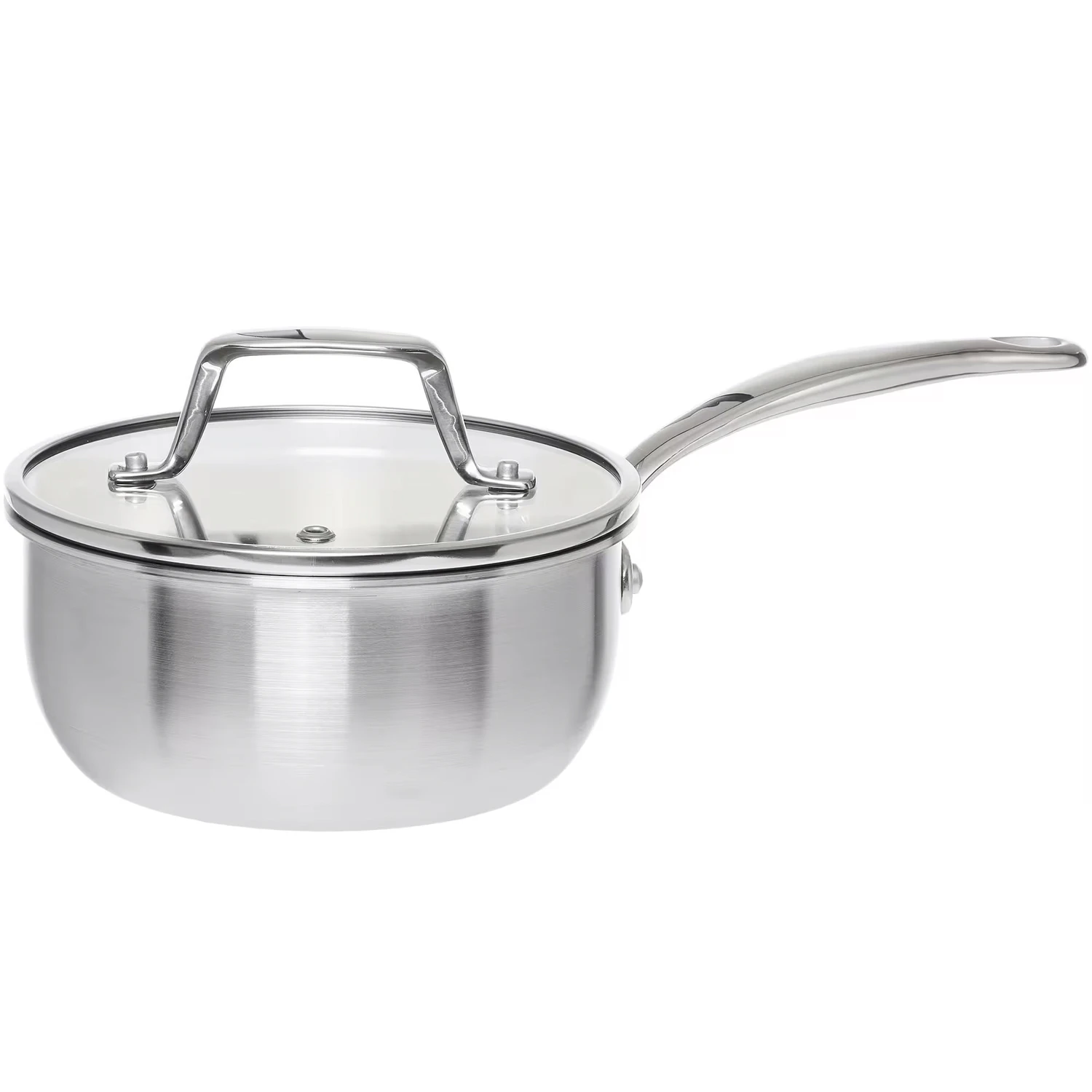Mareld 5-ply Kastrull Med Lock 2,5 L - Kastruller Rostfritt Stål Krom