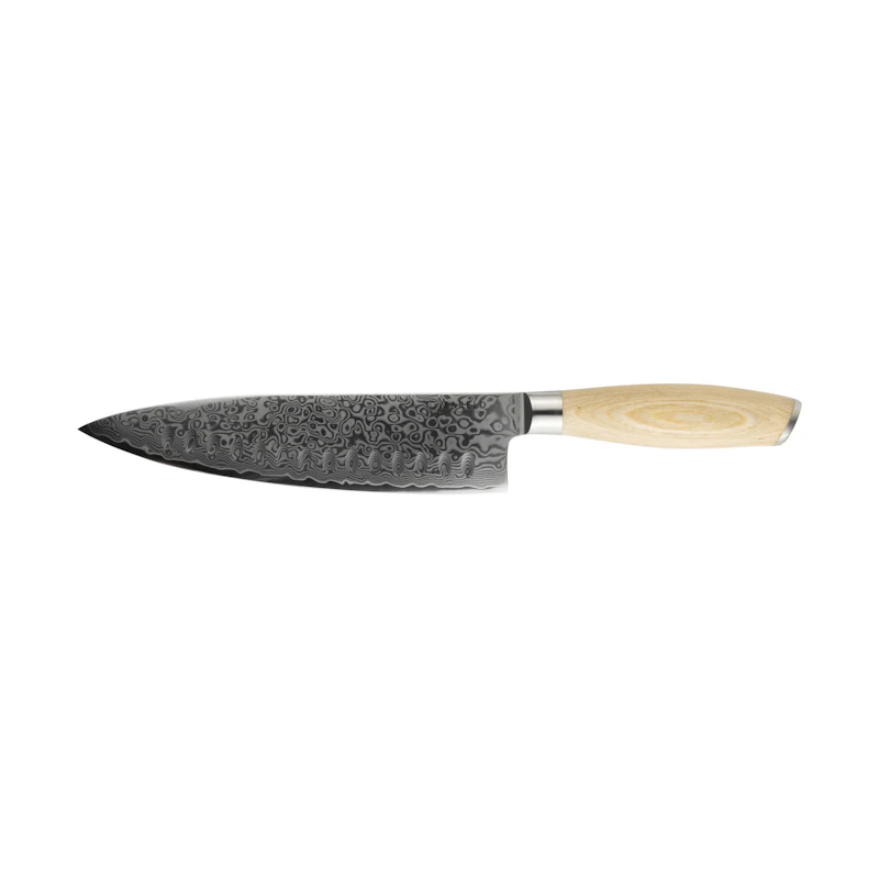 Akio Kockkniv Olivslipad 21 cm, Ljus Trä