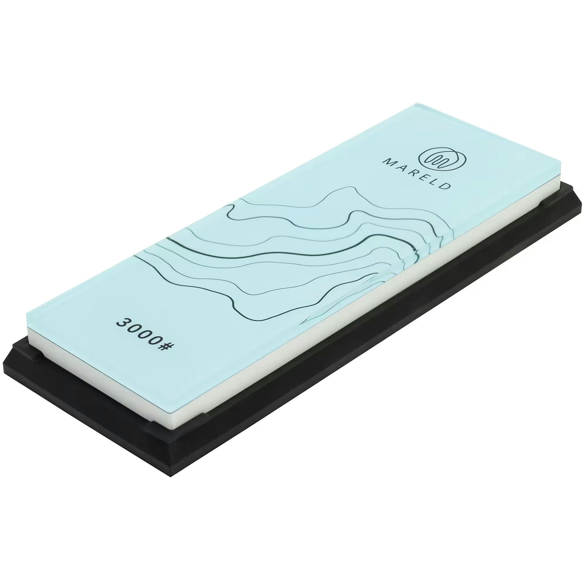 Mareld Akio Slipsten / Bl&aring; 3000 Korn - Knivslipar, slipst&aring;l & brynen Glas Vit