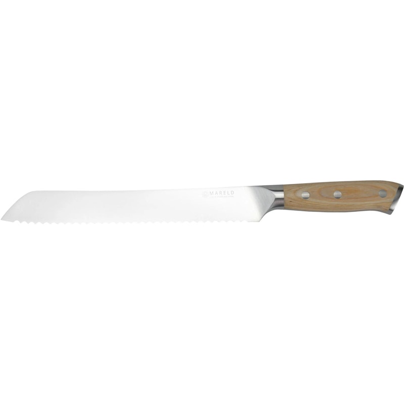 Mareld European Brødkniv 23 cm Lys Træ