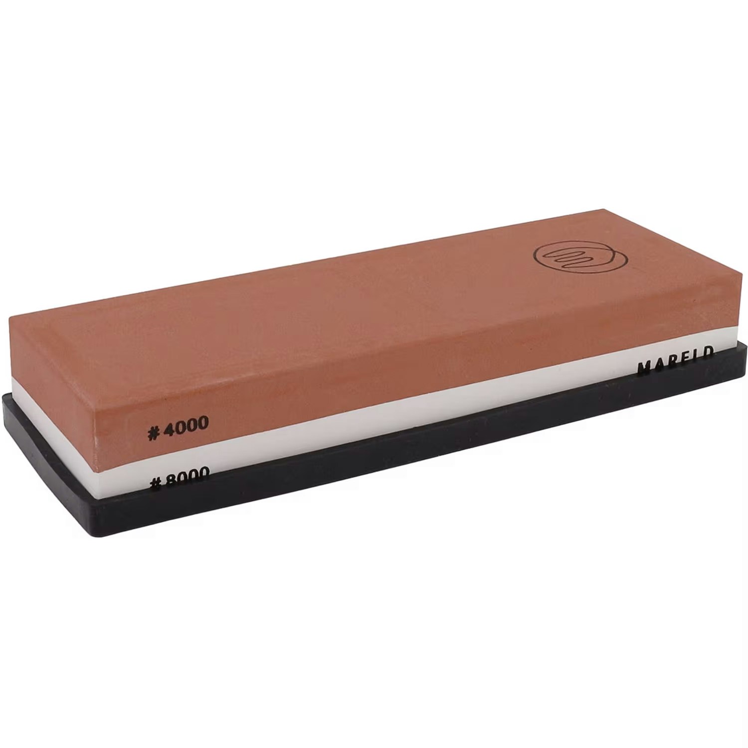 Mareld Dual Stone 4000/8000 Grit White/red Slip 4000/8000 - Knivslipar, slipst&aring;l & brynen Sten Vit