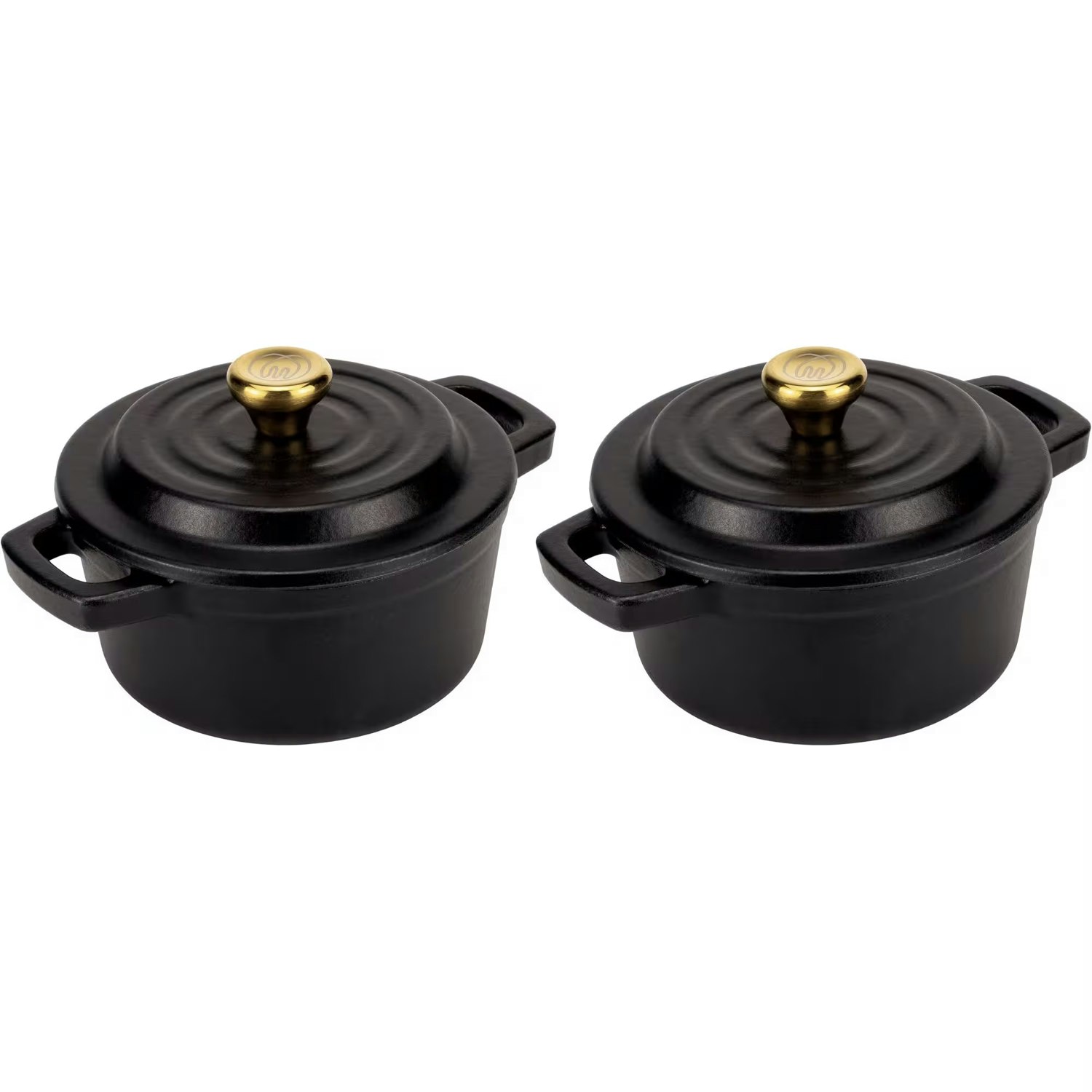 Mareld sgryta &Oslash;10 Cm 2-pack - Grytset & Kastrullset Gjutj&auml;rn Mattsvart