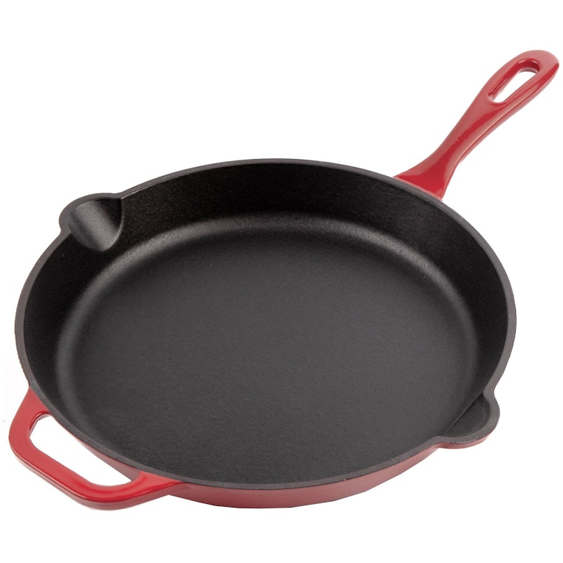 Gjutjärnspanna, Röd