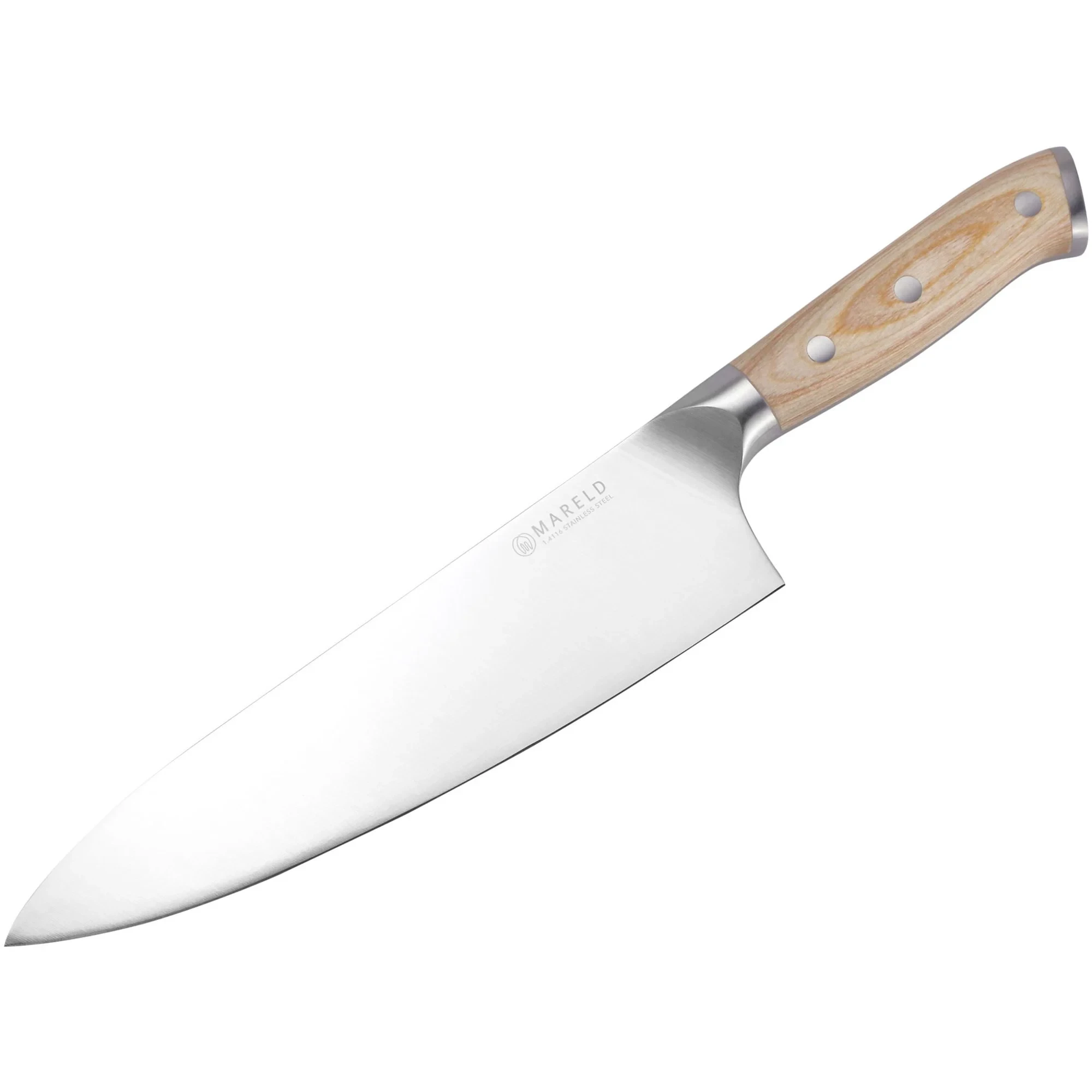 Mareld European Kokkekniv 21 Cm Lys Træ, ljust trä från Mareld, bild 2