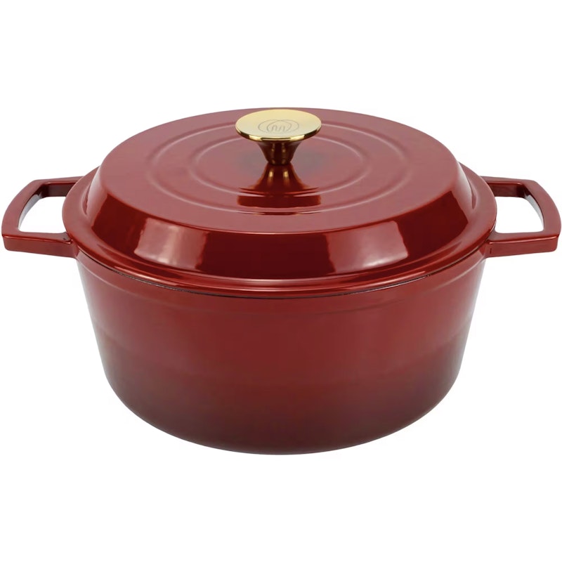 Gjutjärnsgryta 5 L, Deep Red