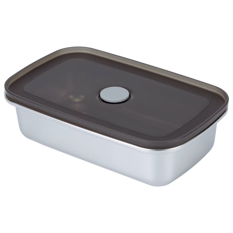 Rectangular Matlåda Rostfritt Stål 2-pack