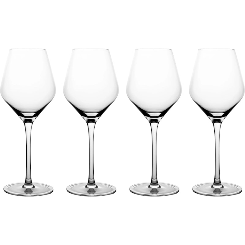 Vitvinsglas 33 cl Klar, 4-pack