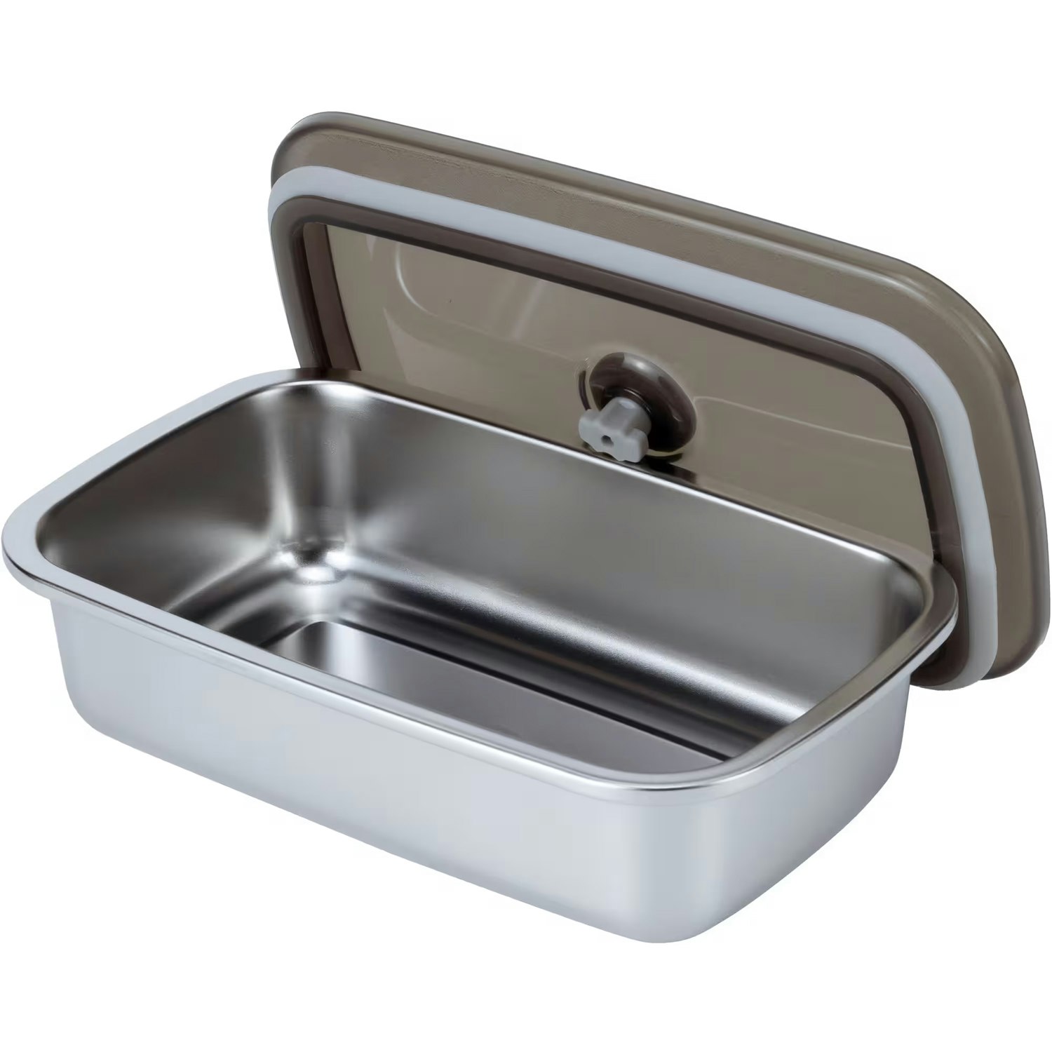 Mareld Rectangular Lock Till Matl&aring;da - F&ouml;rvaringsburkar & lock Plast Gr&aring;