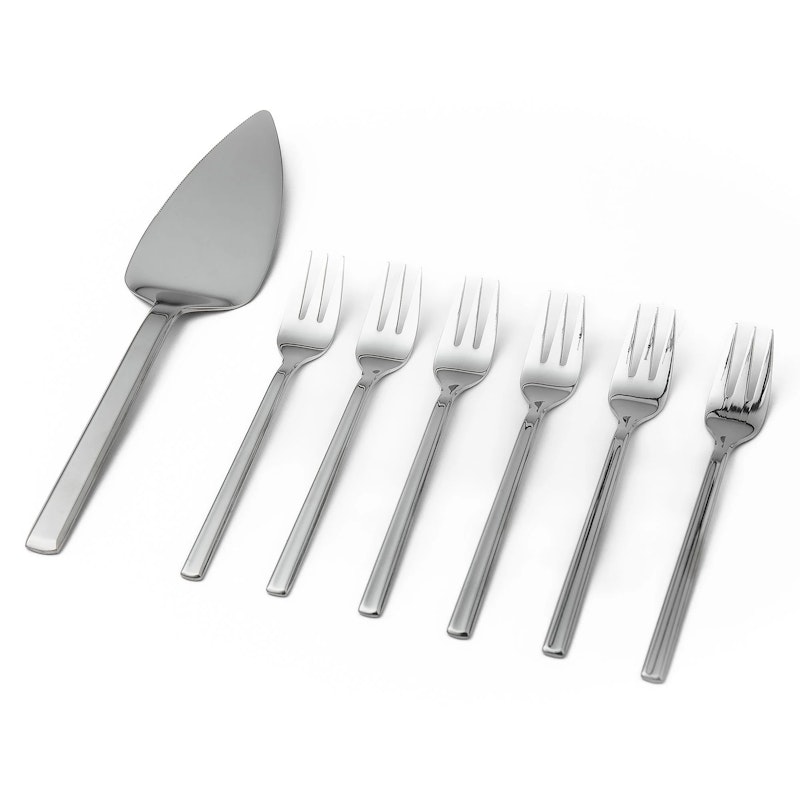 Tårtset 7-pack, Rostfritt Stål