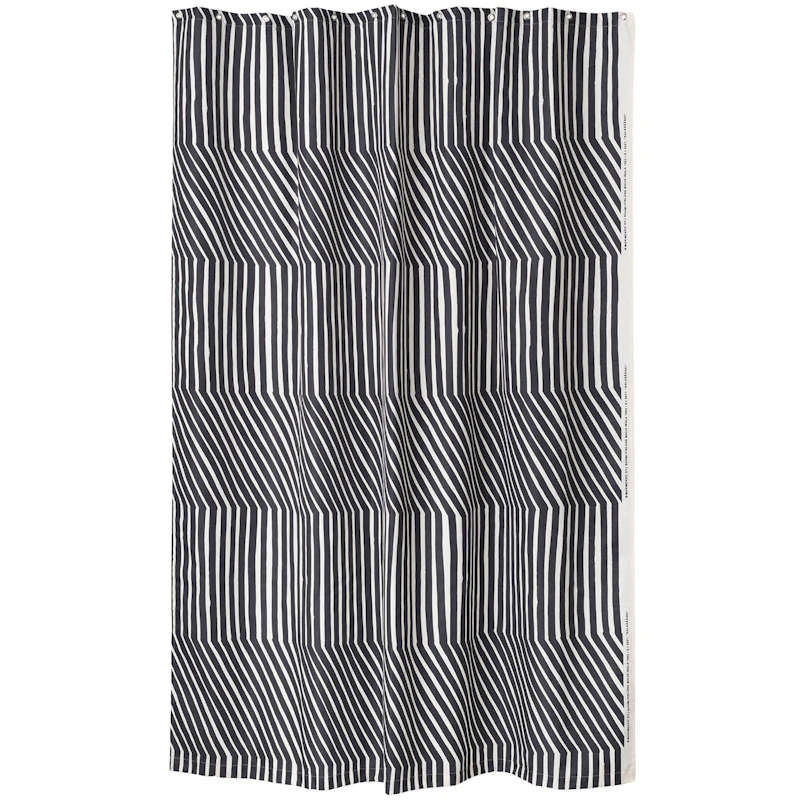 Kalasääski Duschdraperi 180x200 cm, Off-white/Charcoal / Off-White