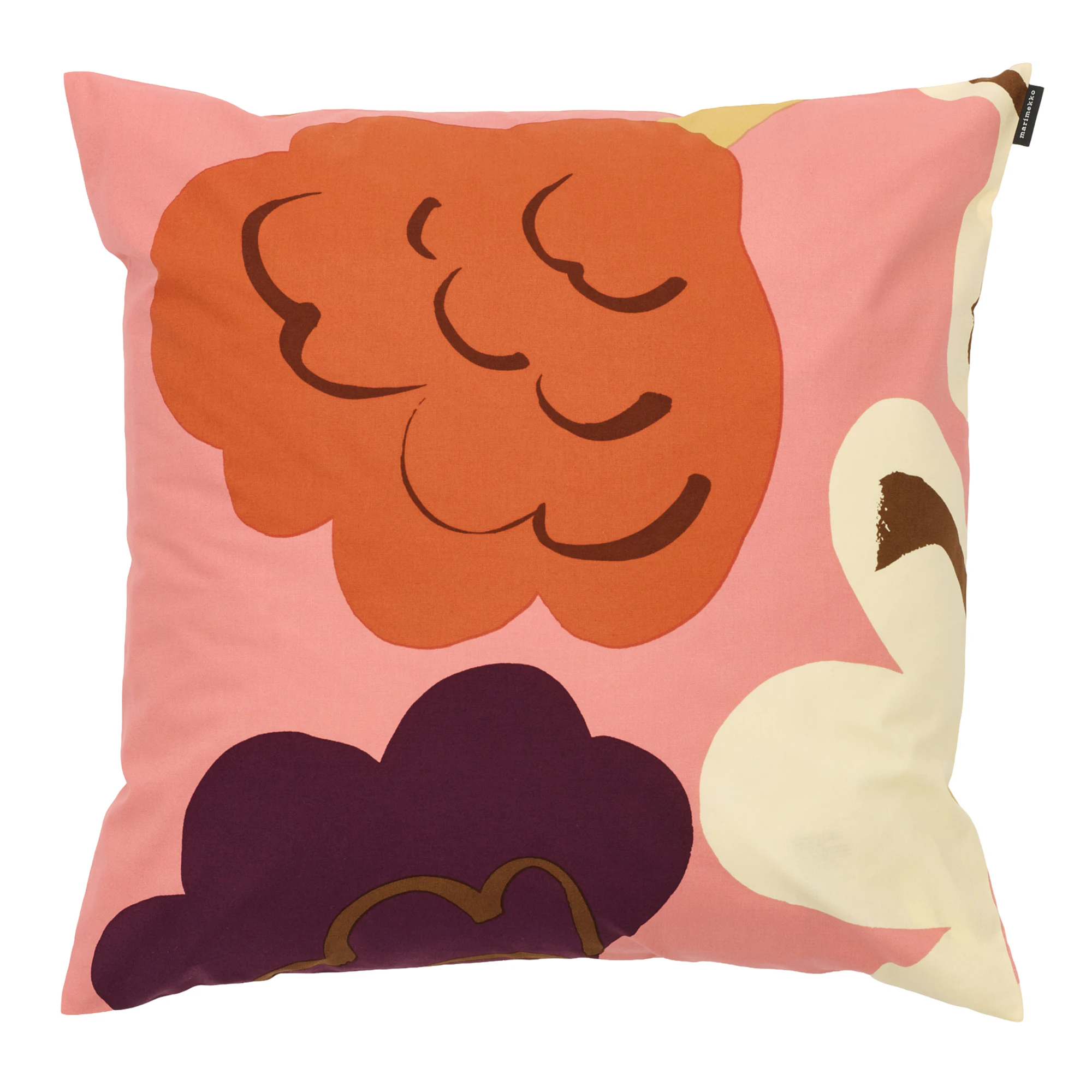 Marimekko Kukasta Kukkaan Kuddfodral - Prydnadskuddar & Fodral Bomull Rosa