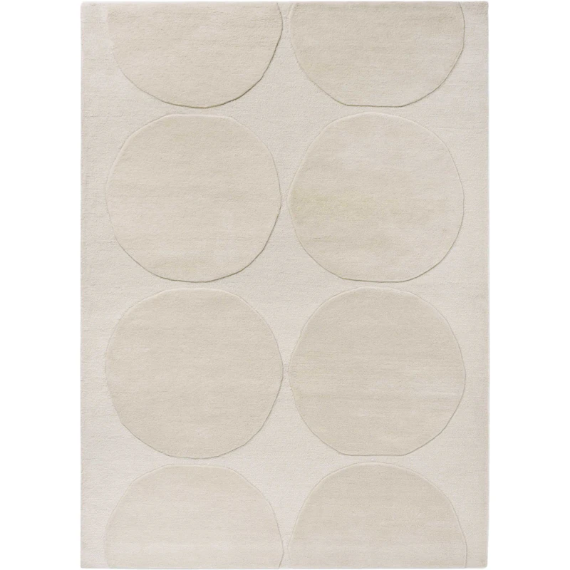 Marimekko Isot Kivet Matta 170x240 cm, Natural White