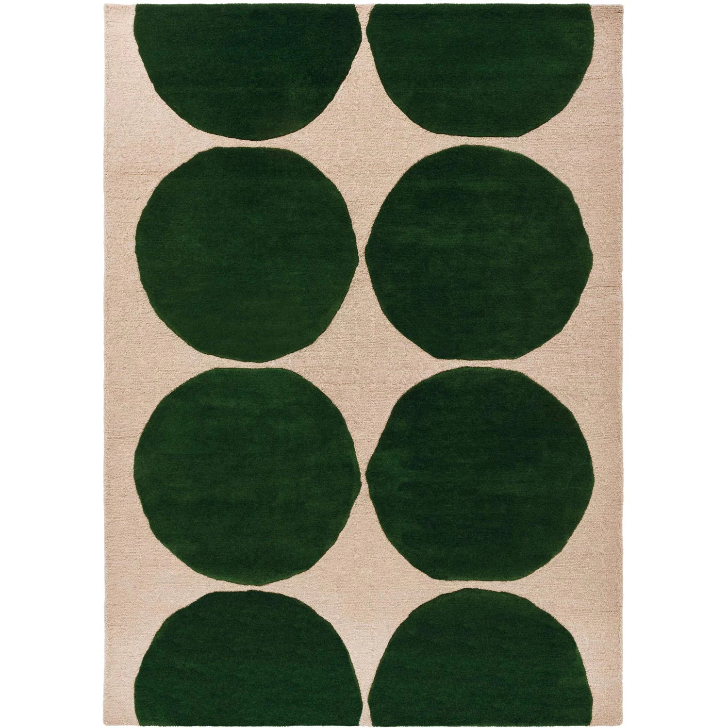 Marimekko Isot Kivet Matta 140x200 Cm - Mönstrade mattor Nyzeeländsk Ull Grön