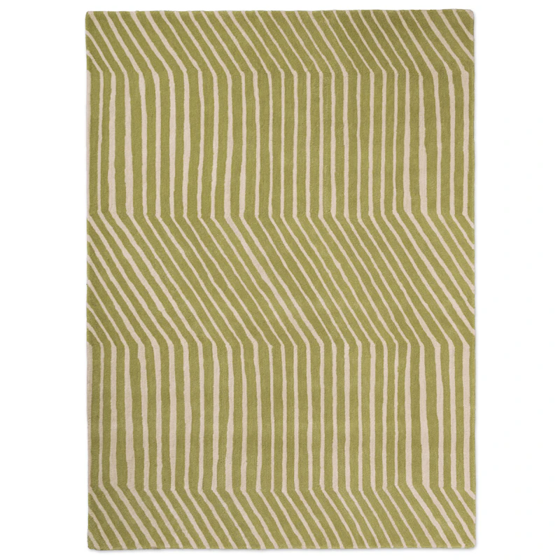 Kalasääski Ullmatta 170x240 cm, Ljusgrön