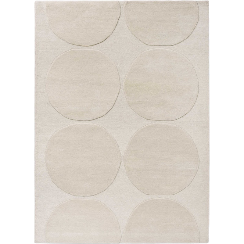 Marimekko Isot Kivet Matta 200x300 cm, Natural White