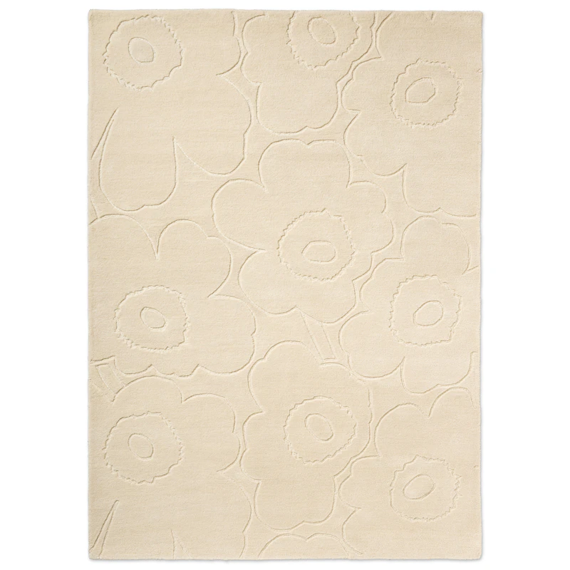 Piirto Unikko Ullmatta 170x240 cm, Naturvit