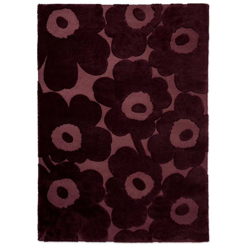 Unikko Ullmatta 250x350 cm, Burgundy