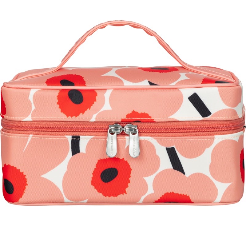Mini Unikko Otso Sminkväska Korall / Charcoal, Låg