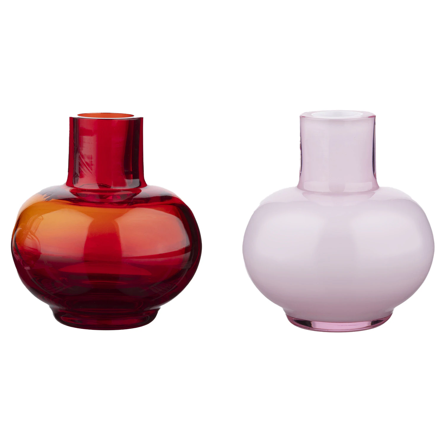 Marimekko Mini Vas 2 Delar - Vaser Glas Rosa