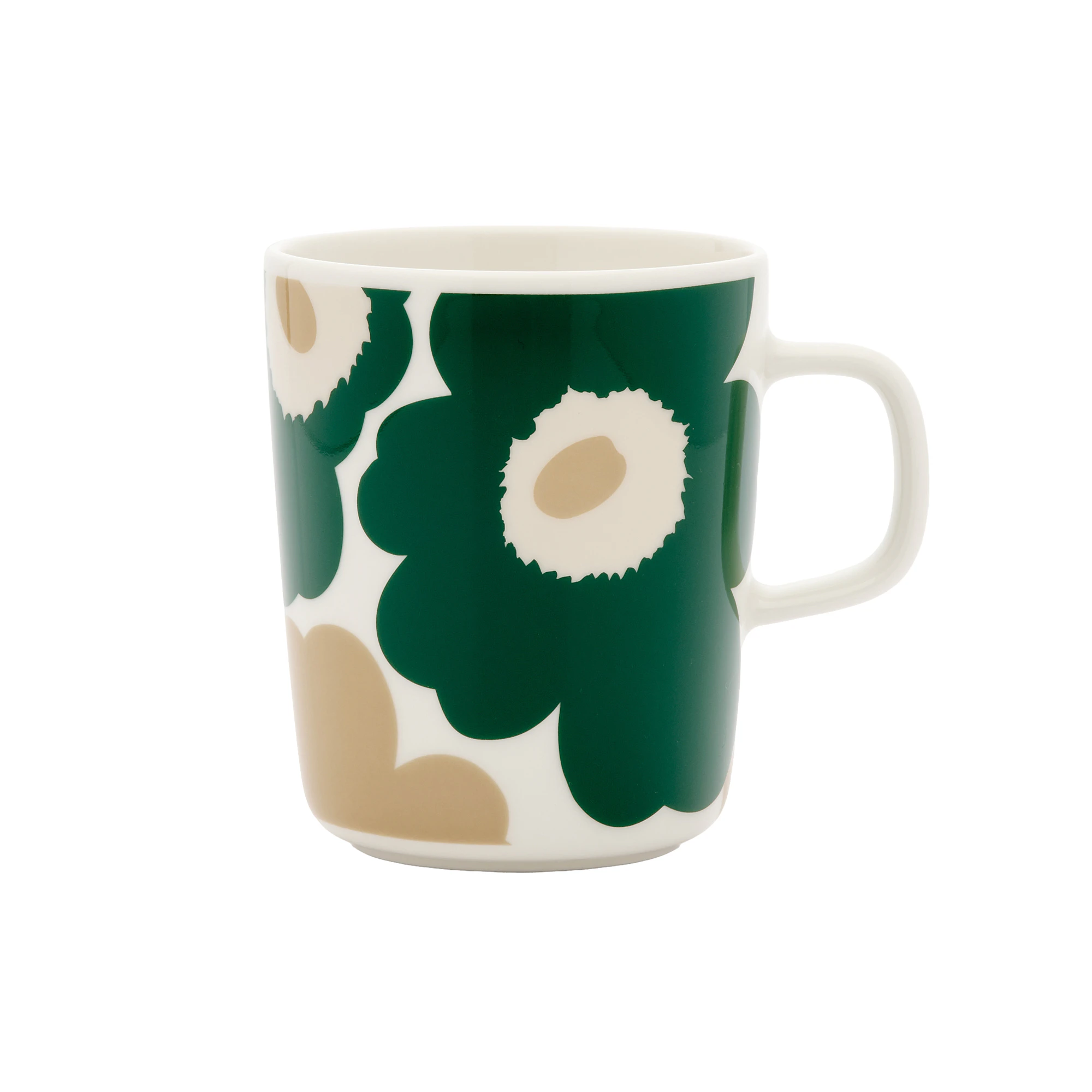 Marimekko Oiva/unikko Kaffekopp 25 Cl Light Sand - Kaffekoppar Stengods