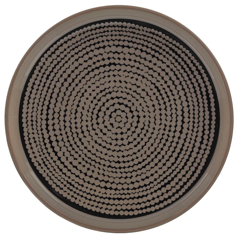 Oiva/Siirtolapuutarha Tallrik 13,5 cm, Svart/Terra