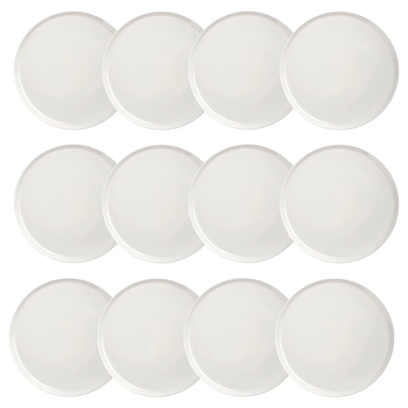 Oiva Tallrik 25 cm 12-pack, Vit