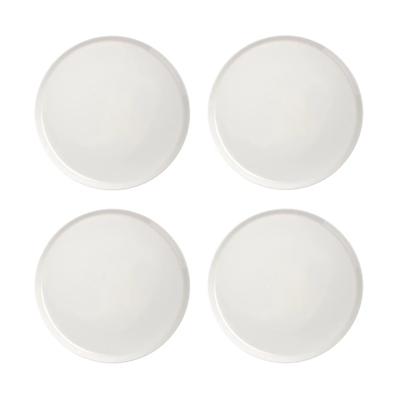 Oiva Tallrik 25 cm 4-pack, Vit