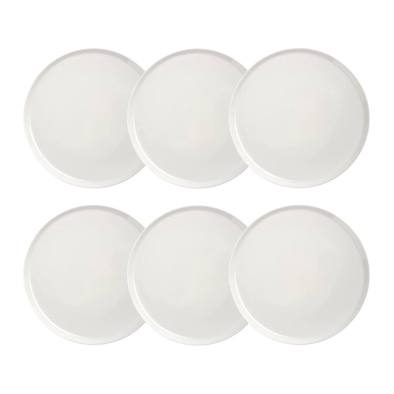 Oiva Tallrik 25 cm 6-pack, Vit