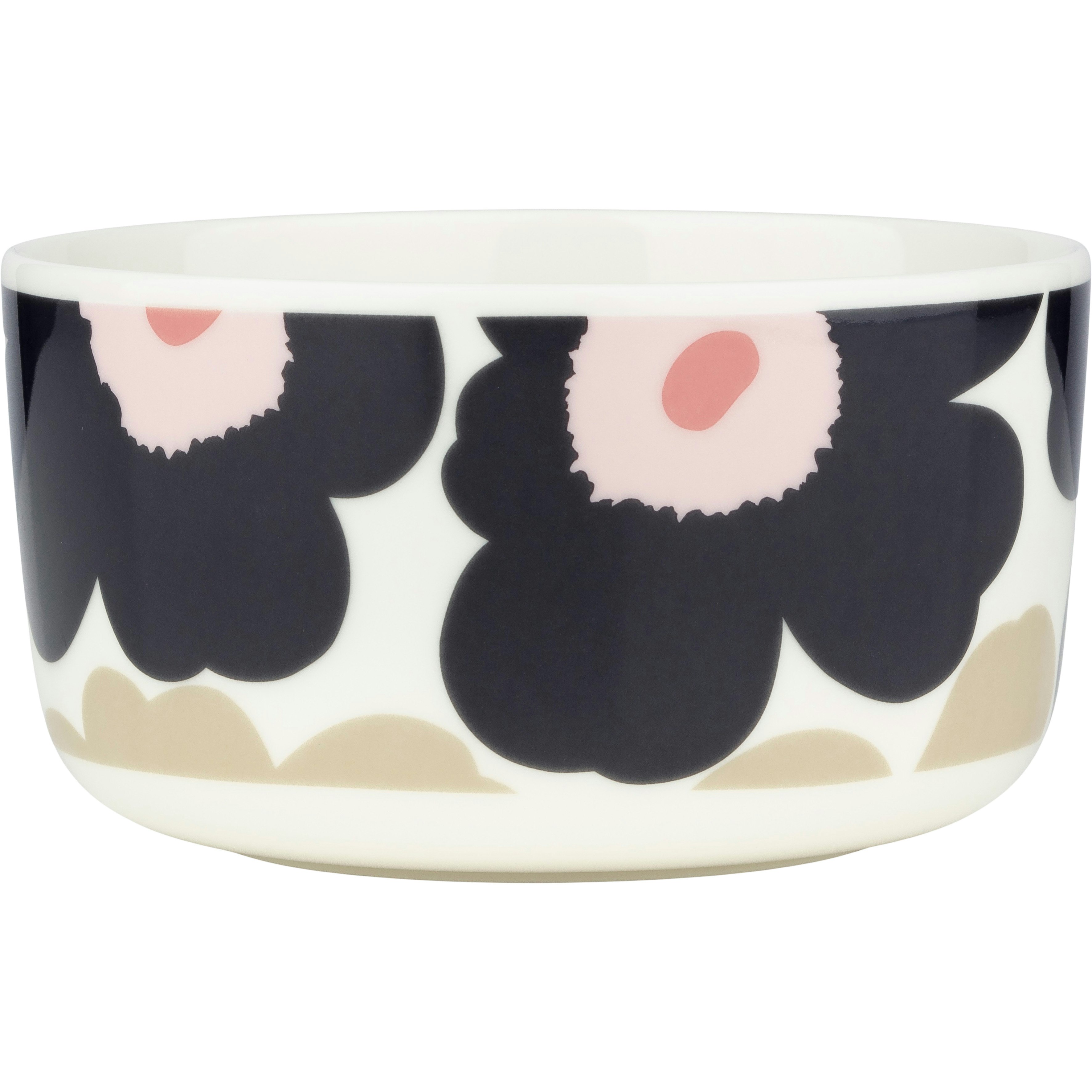 Marimekko Oiva/unikko Sk&aring;l 50 Cl / Sand - Serveringssk&aring;lar Stengods Rosa