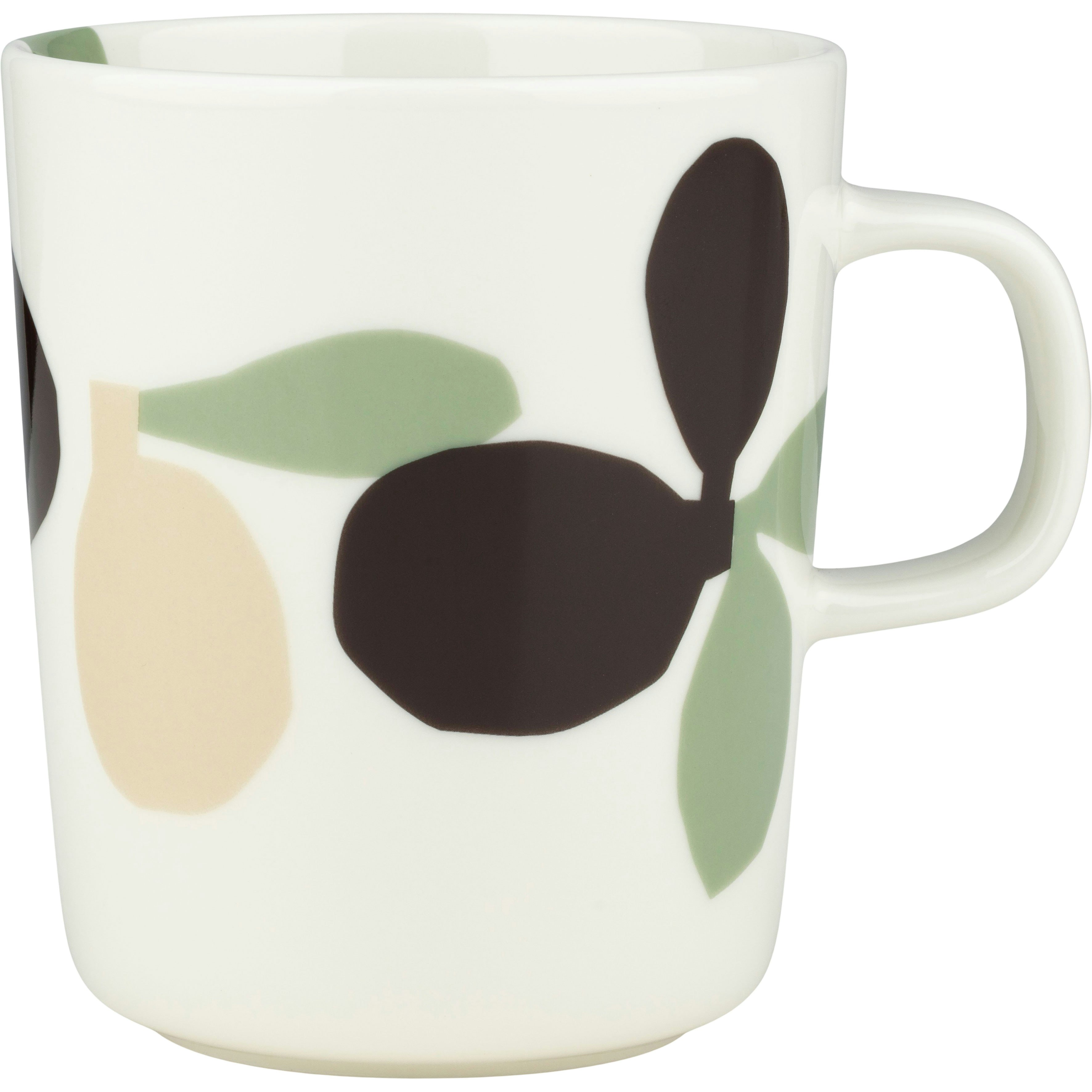 Marimekko Omppo Mugg 25 Cl - Kaffekoppar Stengods Brun